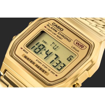 4. CASIO Vintage A158WETG-9AEF Uhr + Box