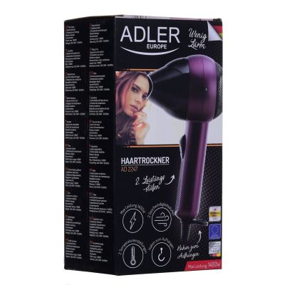 6. Haartrockner Adler AD 2247 (1400 W; Farbe Purpur)