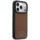 4. Mercedes Leder-Holzoptik- und Curve MagSafe-Hülle für iPhone 17 Pro – Braun