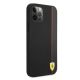 4. Ferrari FESAXHCP12LBK iPhone 12 Pro Max 6,7" schwarz/schwarz Hardcase On Track Carbon Stripe