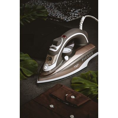 6. Adler AD 5030 Dampfbügeleisen (3000W; grau)