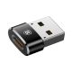 3. Baseus Mini USB-C-zu-USB-A-Adapter – Schwarz