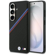 BMW Tricolor Metal Logo MagSafe Hülle für Samsung Galaxy S26 - Schwarz