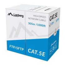 Lanberg LCS5-11CU-0305-S Netzwerkkabel Grau 305m Cat5e S/FTP (S-STP)