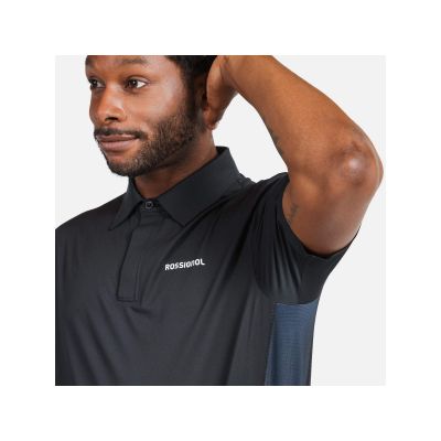 5. Herren-Poloshirt ROSSIGNOL Lycian Polo, schwarz