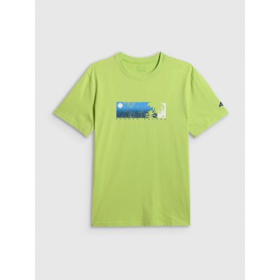 Herren-T-Shirt mit Aufdruck, regulär, Größe 4F 4FWSS26TTSHM3335-42S