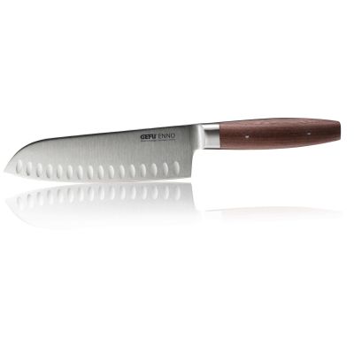 GEFU ENNO Santoku-Messer mit Rillen, 18 cm