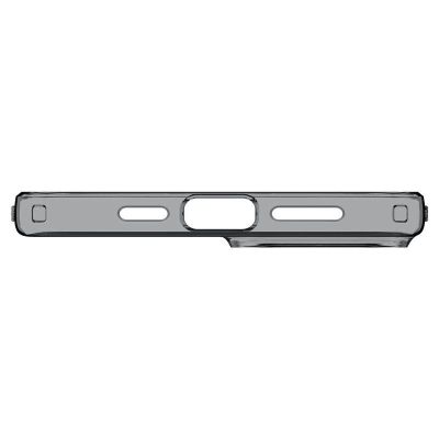11. Spigen Crystal Flex Hülle für iPhone 15 Plus – grau und transparent