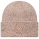 New Era Damen-Glitzermütze New York Yankees Hat 60691293 Beige One Size