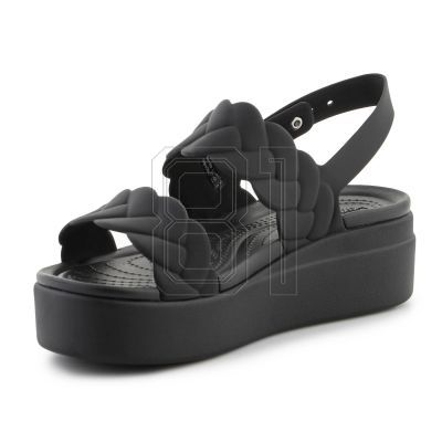 3. Crocs Brooklyn Woven Low Wedge W 209977-060 Sandalen