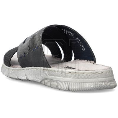 5. Rieker M RKR581 bequeme Flip-Flops, grau