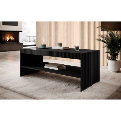 2. PAFOS Couchtisch 120x60xH.50 schwarz matt