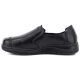 7. Bequeme Damen-Slipper aus Leder, schwarz, Vinceza 107241