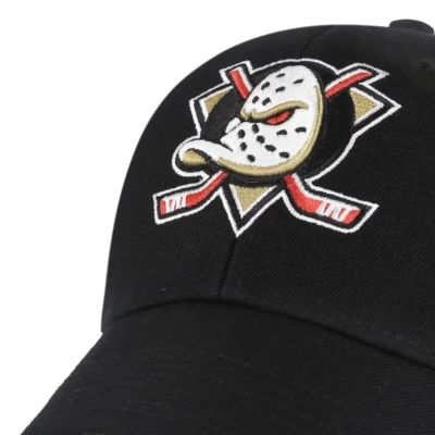 3. 47 Brand NHL Anaheim Ducks Cap H-MVP25WBV-BKT Schwarz Einheitsgröße