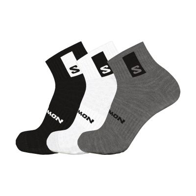 SALOMON EVERYDAY ANKLE 3er-Pack Schwarz-Weiß-Medium GR LC2086700