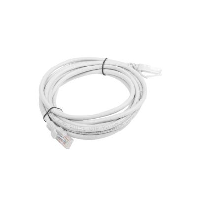 2. UTP-Patchkabel Lanberg PCU6-10CC-0300-S (RJ45 - RJ45 ; 3m; UTP; Kat. 6; graue Farbe)