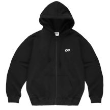 Prosto Infinity Zip Hoodie KL261MSWE2031 Schwarz L