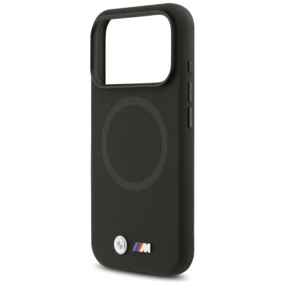 6. BMW M FW MagSafe Hülle mit Metalllogo für iPhone 17 Pro – Schwarz