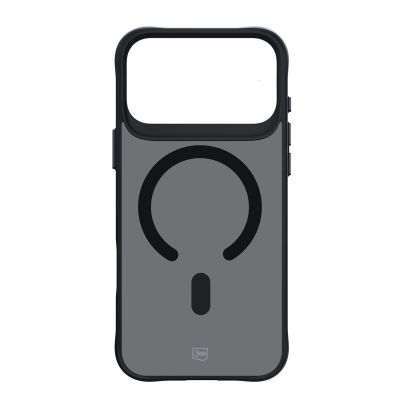 10. 3mk Smoke MagCase für iPhone 17 Pro Max - Schwarz, halbtransparent