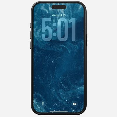 5. Nomad Traditionelle Lederhülle für 17,5 cm (6,9") Mobiltelefone, Schwarz