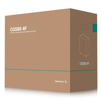 12. DeepCool CG580 4F R-CG580-BKADA4-G-1 Midi-Tower-Gehäuse Schwarz