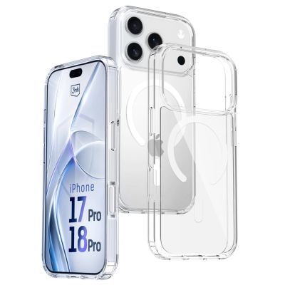 16. 3mk Armor MagCase für iPhone 17 Pro – Transparent