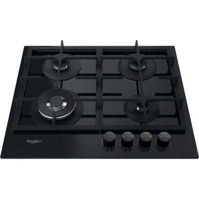 3. Whirlpool AKTL 629/NB1 Kochfeld Schwarz Einbau 59 cm Gas 4 Kochzonen