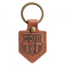 FC Barcelona Schlüsselanhänger, original lizenziertes Lederwimpel BLL7061