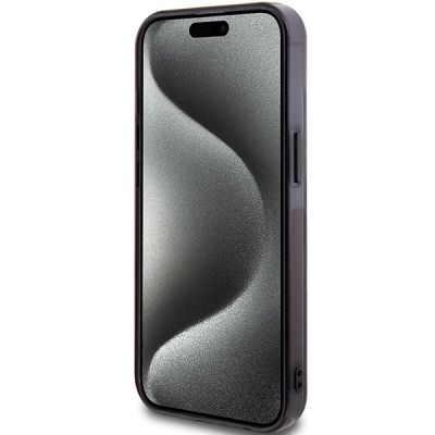 5. Karl Lagerfeld KLHMP15SHKHNOTK iPhone 15 6,1" transparentes Hardcase IML Karl`s Head MagSafe