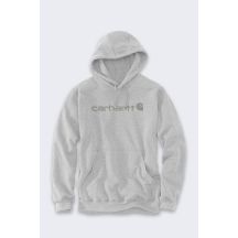 Carhartt Marquette Logo Sweatshirt – Heather Gray/Grau, Größe: M