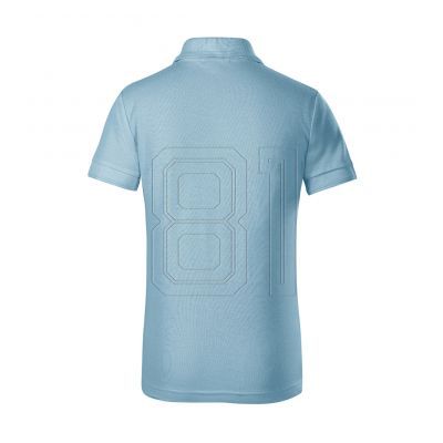 7. Malfini Pique Polo Free Jr MLI-F2215 blaues Poloshirt