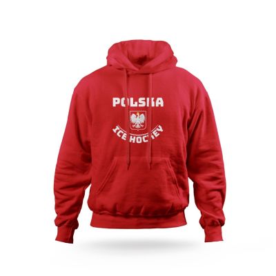 3. Ice Hockey Polska Jr SREBICEHPL-RD-12 Sweatshirt