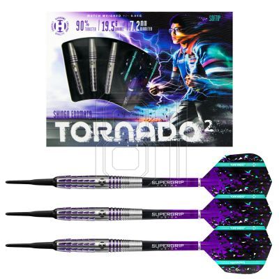 5. Harrows The Tornado 2 Darts 90% Softip HS-TNK-000013351