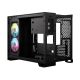 12. Corsair 2500X RGB ICUELINK SCHWARZES Gehäuse
