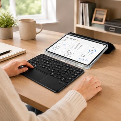 10. AmazingThing Minimal Case Keylite Combo Tastaturhülle für iPad 11" 2025 - Schwarz