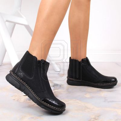 4. Bequeme, isolierte Stiefeletten mit Reißverschlüssen Rieker W RKR555