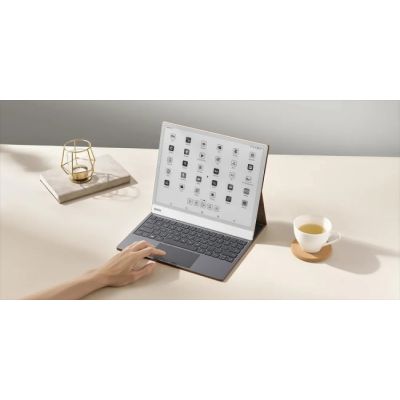 6. Onyx Note Max/Tab XC braune magnetische Hülle mit Tastatur