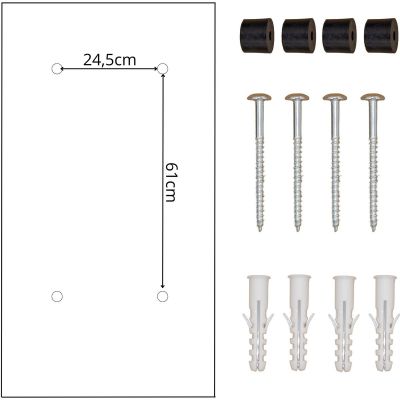 7. 2-in-1 Kurierbriefkasten, stehend, 38 x 41 x 102 cm, 1068749