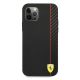 3. Ferrari FESAXHCP12LBK iPhone 12 Pro Max 6,7" schwarz/schwarz Hardcase On Track Carbon Stripe