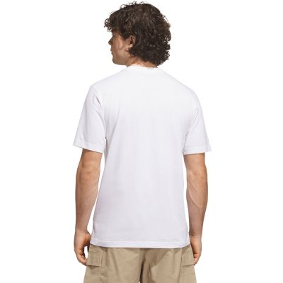 3. adidas Herren-T-Shirt mit Wasserfallgrafik, weiß, KH0398
