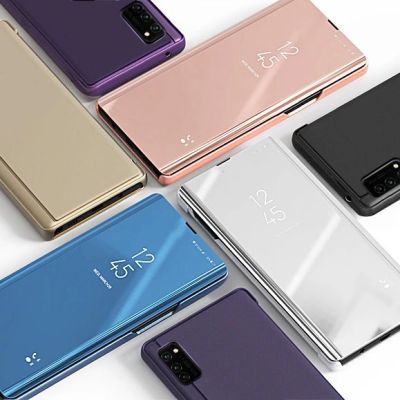 5. Clear View Case Cover für Samsung Galaxy A72 4G schwarz