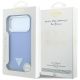 8. Guess MagSafe-Hülle mit genarbtem Dreieckslogo für iPhone 18 Pro Max / 17 Pro Max – Blau