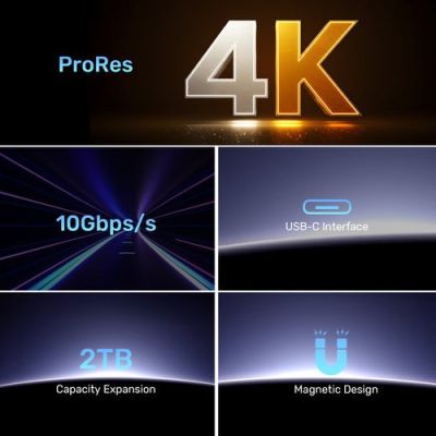 19. Unitek SolidForce Reefer Magnetisches USB-C-Laufwerksgehäuse für M.2 SSD (NVMe/SATA)