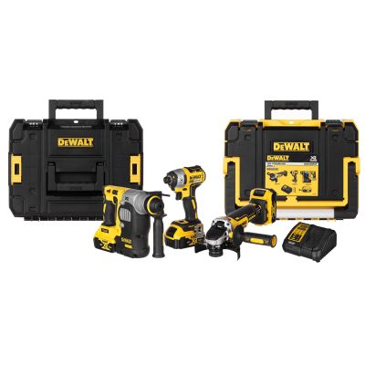 37. DEWALT DCK305P3T Elektrowerkzeug-Kombinationsset (DCF887+DCH273+DCG405)