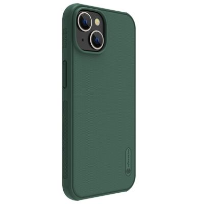 6. Nillkin Super Frosted Shield Pro Hülle für iPhone 14 Plus Rückseite grün