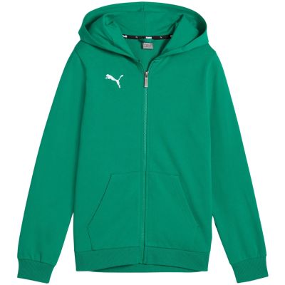 3. Puma teamGoal Casuals Kapuzenpullover für Kinder, Grün, 658596 05