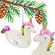 GLAS-FORMORNAMENT EINHORN MICA