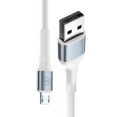 11. 3mk Hyper Cable N-SERIES USB-A / MicroUSB 1m 5V/2,4A 12W / weiß
