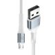 11. 3mk Hyper Cable N-SERIES USB-A / MicroUSB 1m 5V/2,4A 12W / weiß