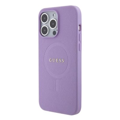 2. Guess GUHMP15XPSAHMCU iPhone 15 Pro Max 6,7" lila/lila Hardcase Saffiano MagSafe